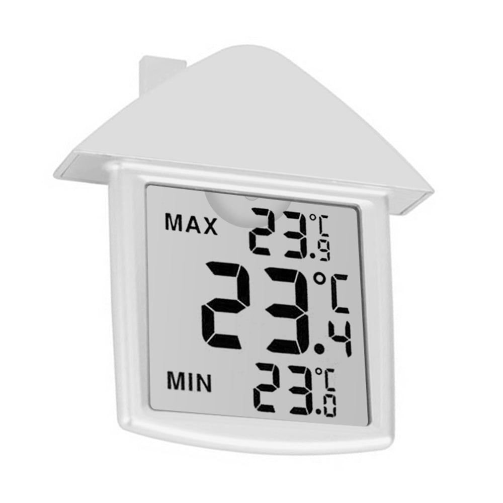 Perel digitális hőmérő, beltéri/kültéri, tiszta LCD kijelző, WC216