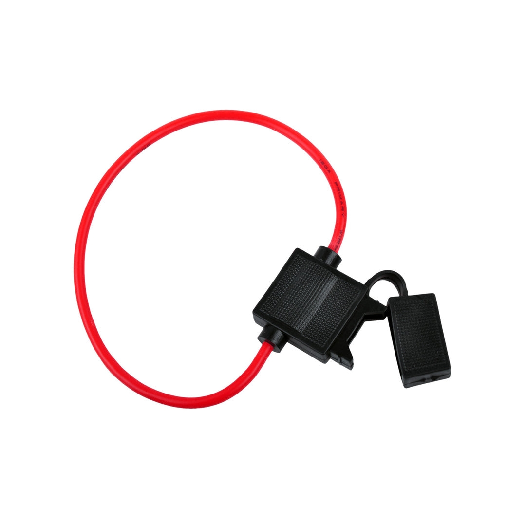Késes biztosíték aljzat (20mm) 2,5 mm-es kábellel