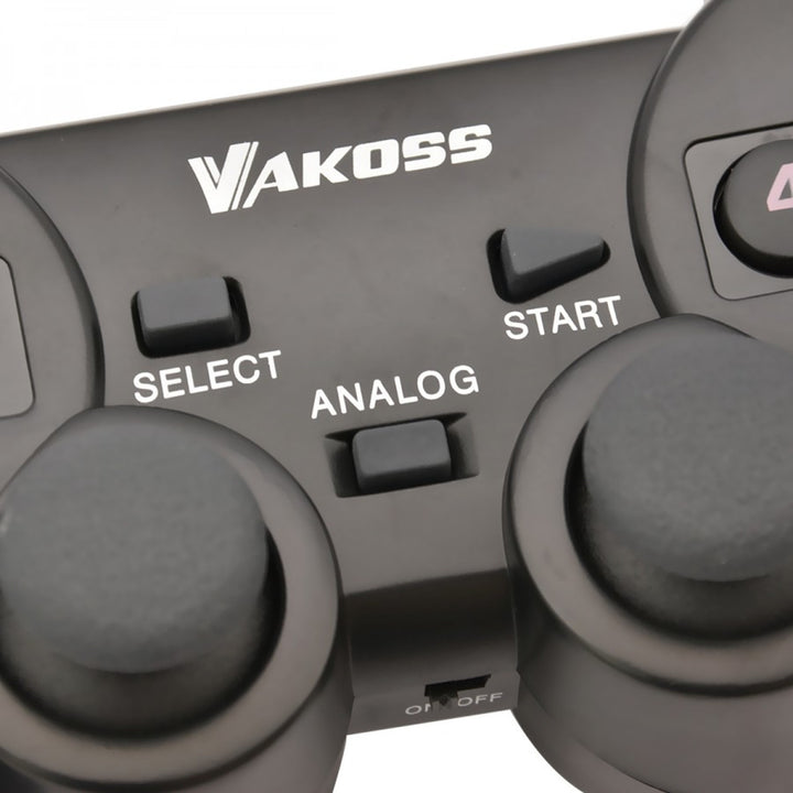 Vakoss GP-3925BK USB vezeték nélküli gamepad pad vibráció
