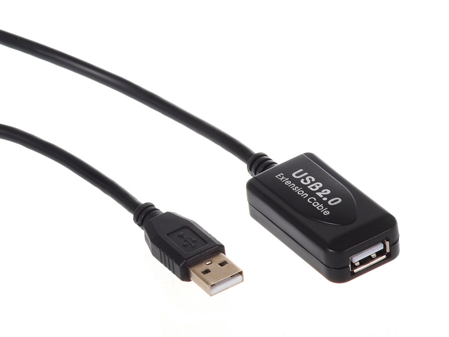 USB 2.0 bővítő kábel aktív 10 m Maclean MCTV-757