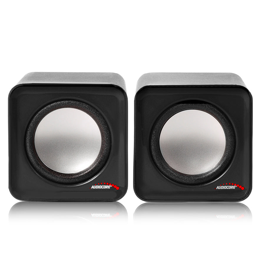 Számítógépes hangszórók 6W USB Ezüst és fekete Audiocore AC870 B