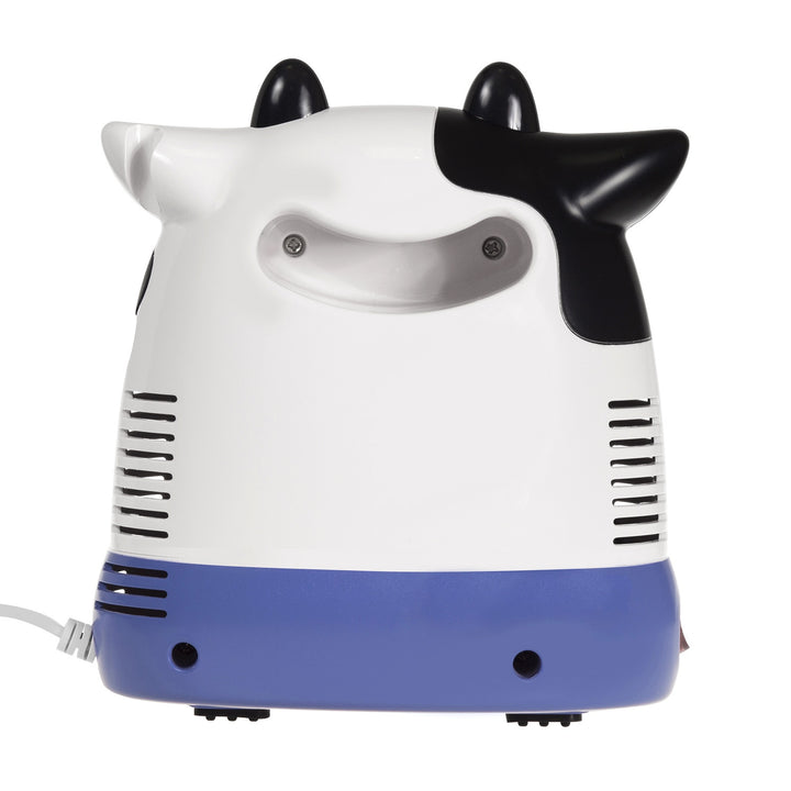 Inhalátor csecsemőknek Promedix PR-810 tehén, porlasztókészlet, maszkok, szűrők