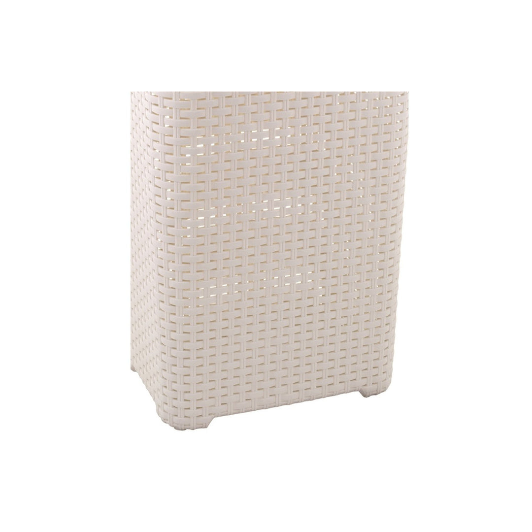 Curver szennyeskosár, áttört mintás, 40L, krém, Natural Style