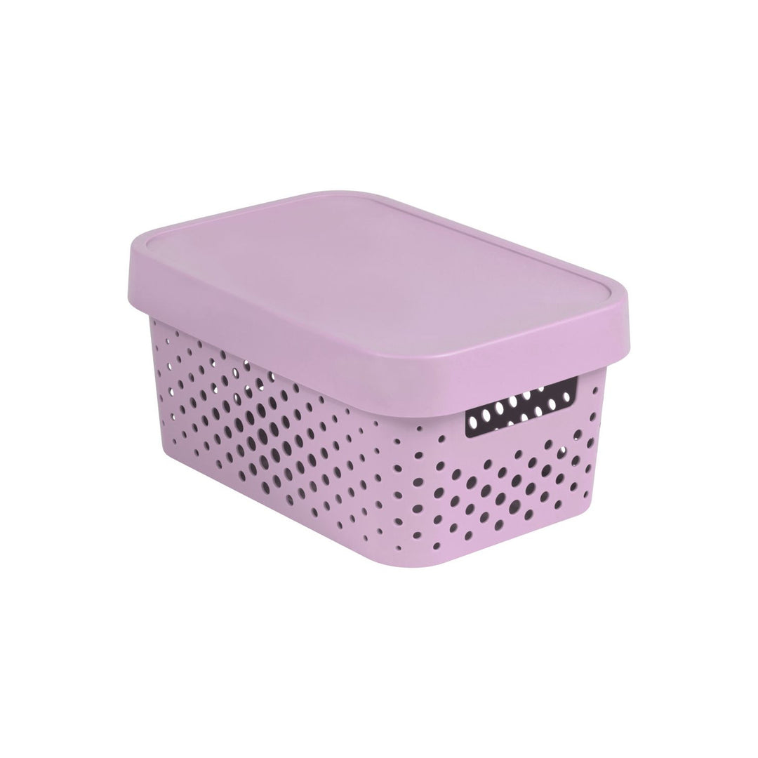 Nyitott konténer Infinity fedelével 4,5L rózsaszín