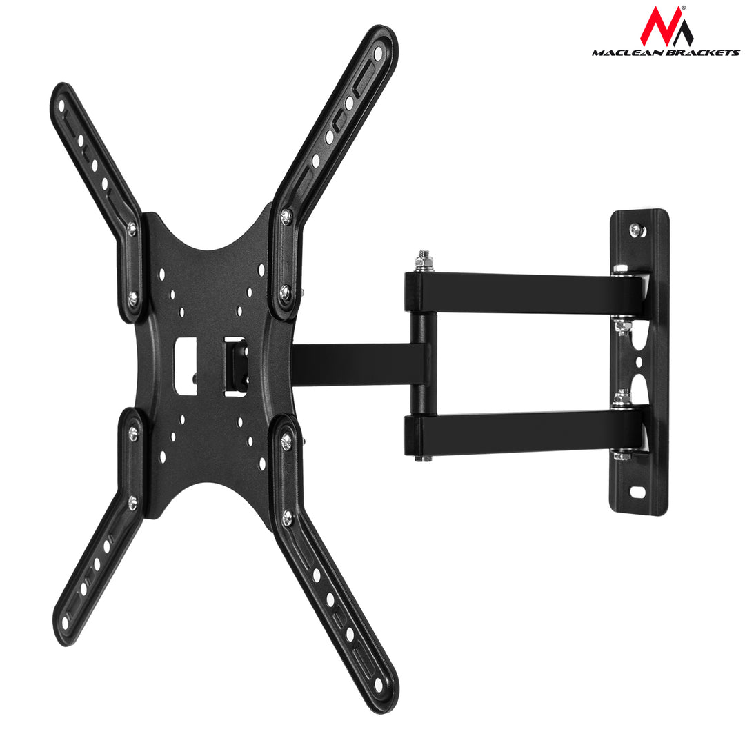 Maclean tartó TV-hez vagy monitorhoz, univerzális, max vesa 400x400, 13-60", 30kg, fekete, MC-759