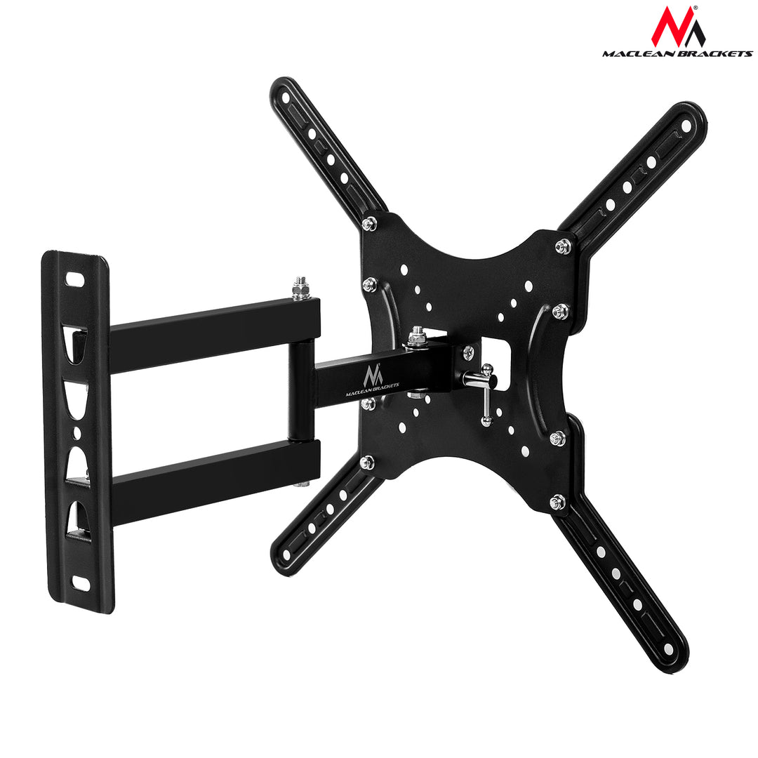 Maclean tartó TV-hez vagy monitorhoz, univerzális, max vesa 400x400, 13-60", 30kg, fekete, MC-759