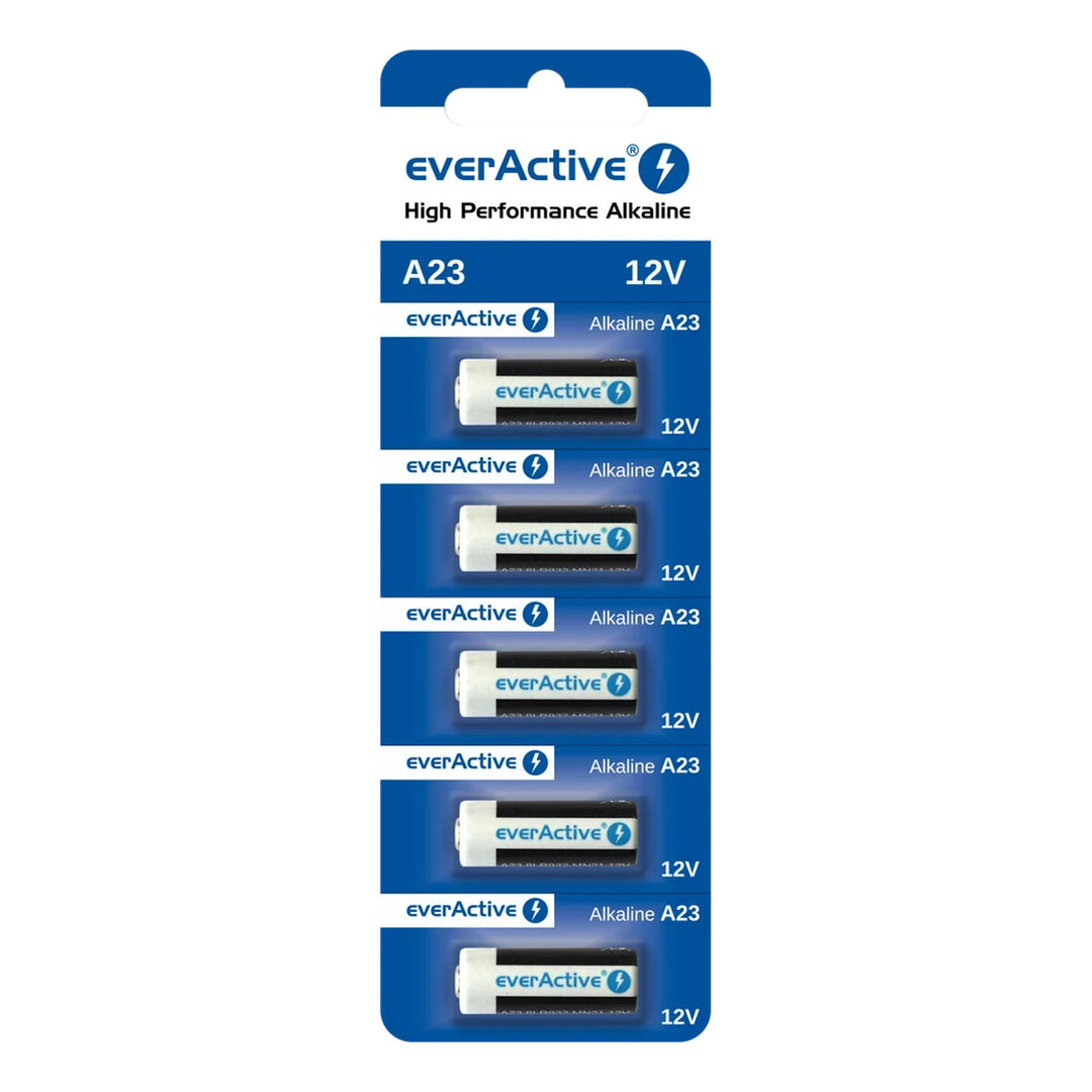 Alkáli elemek everActive A23 12V High Performance alkáli - buborékfólia 5db
