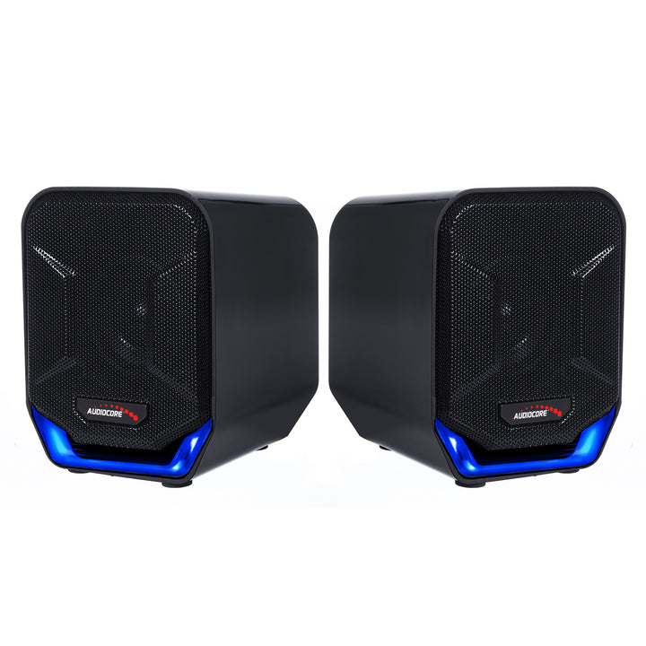 6W-os USB hangszórók kék és fekete Audiocore AC865 B