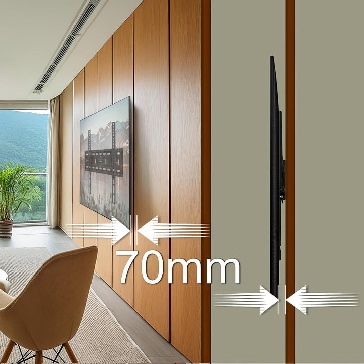 TV állvány 26-55 "Malcean MC-778 45 kg-ig fekete színben