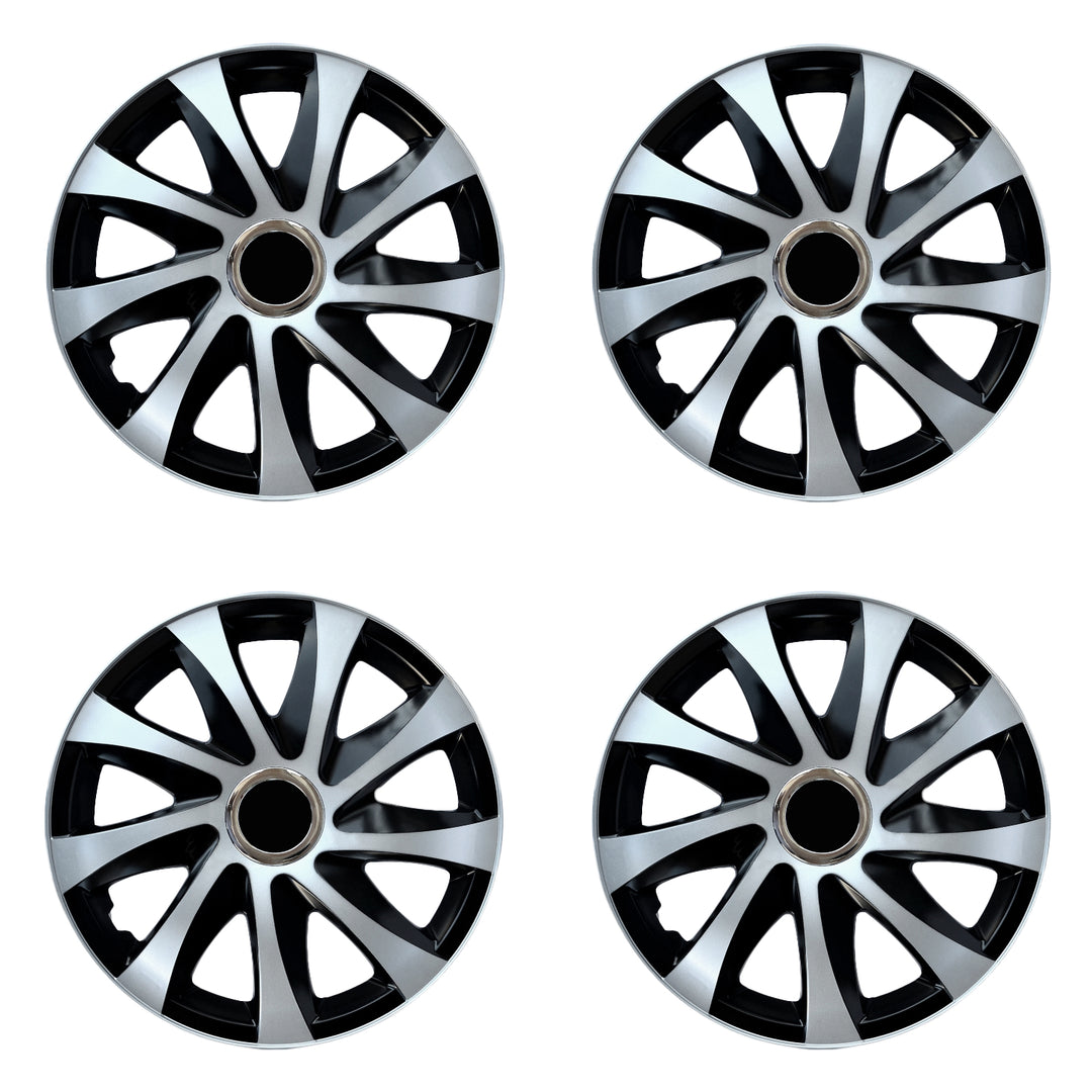 Univerzális keréktárcsák 16" NRM DRIFT Extra ezüst/fekete 4 db