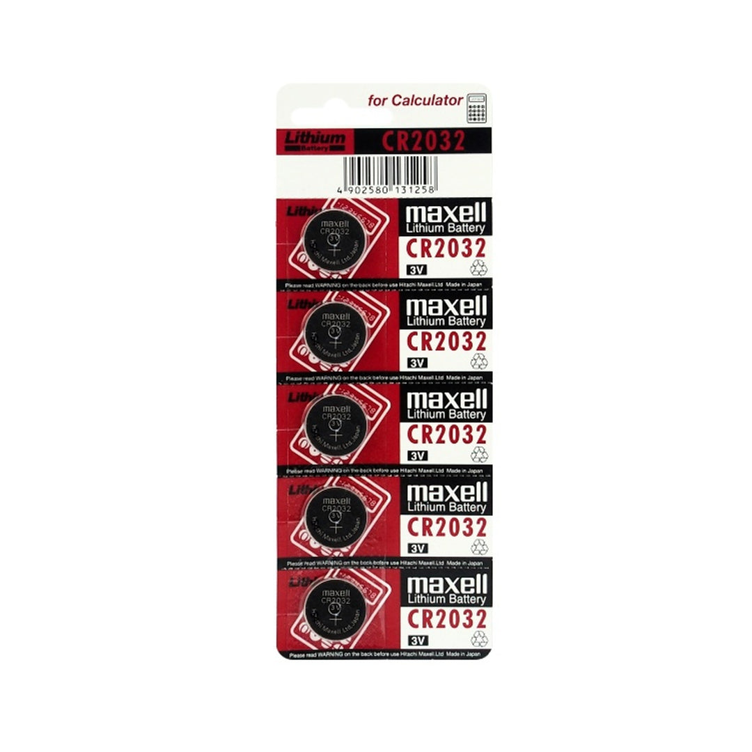 5x lítium akkumulátor Maxell CR2032 DL2032 E-CR2032 SB-T51