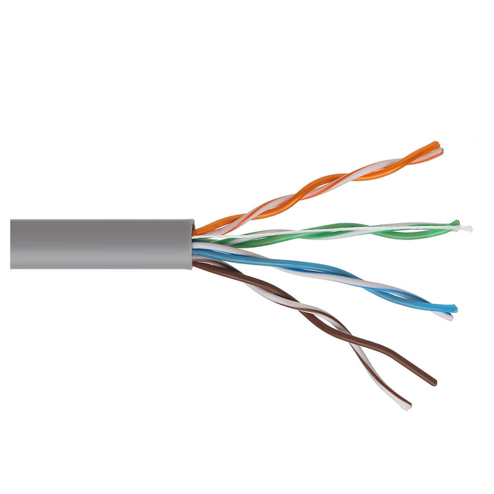 Maclean sodrott páros hálózati kábel, UTP, Cat 5e, RJ45, CCA , 4*2*50, 100m, MCTV-579