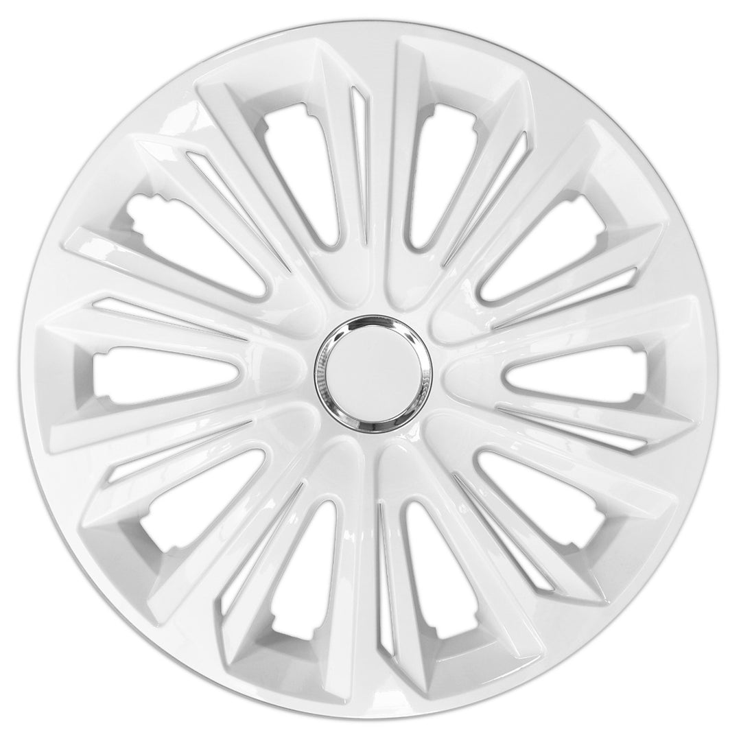NRM STRONG 15" univerzális keréktárcsák fehér lakkozott 4 db