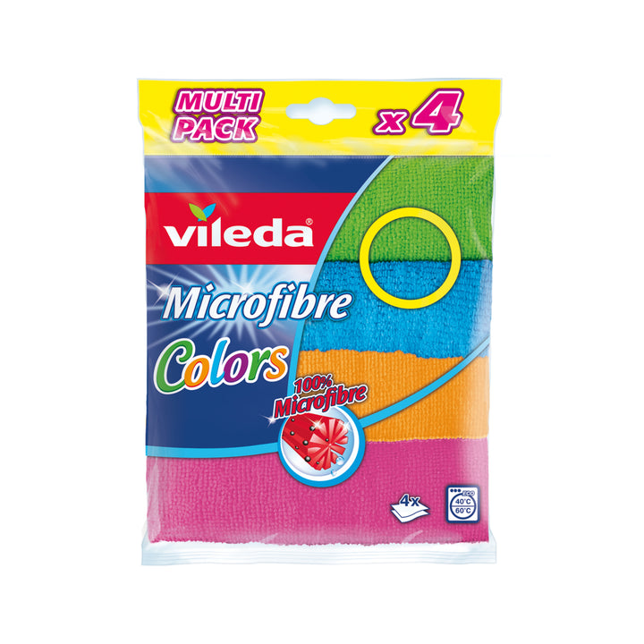 Mikroszálas szövetek Vileda Colors 4 Microactive Multipack