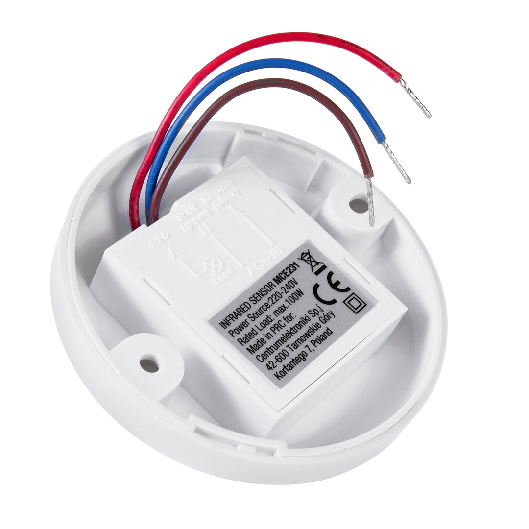 PIR mozgásérzékelő mennyezeti érzékelő Maclean Energy MCE231 max 100W (LED) hatótávolság 6m