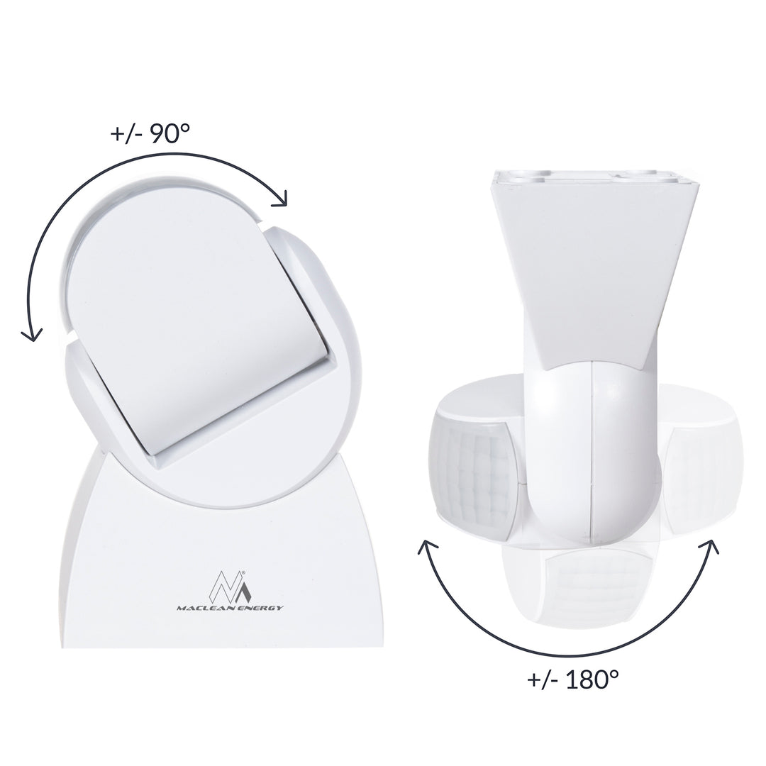 Infravörös mozgásérzékelő távirányítóval IP65, max 800W (izzó), max 1200W (LED) MCE241 Maclean Energy