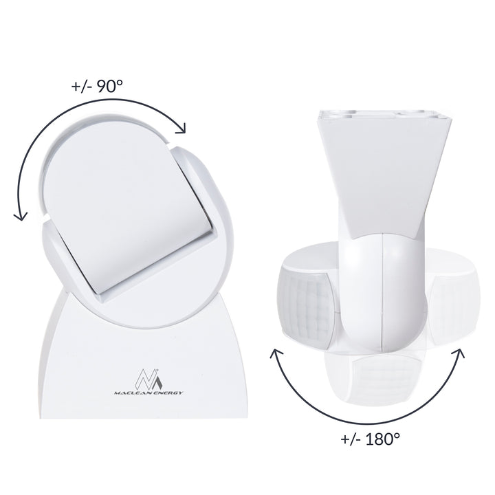 Infravörös mozgásérzékelő távirányítóval IP65, max 800W (izzó), max 1200W (LED) MCE241 Maclean Energy