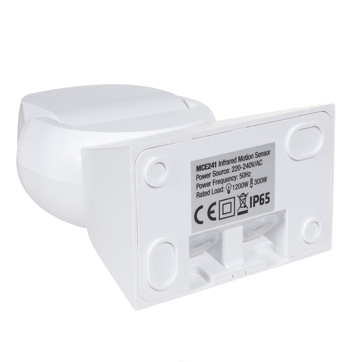 Infravörös mozgásérzékelő távirányítóval IP65, max 800W (izzó), max 1200W (LED) MCE241 Maclean Energy