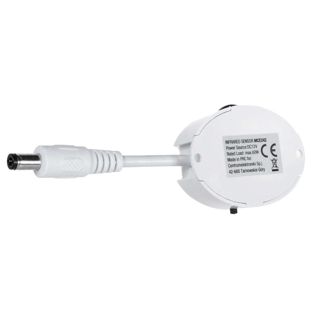 LED infravörös mozgásérzékelő 12v max 60W MCE242 Maclean Energy led szalagokhoz