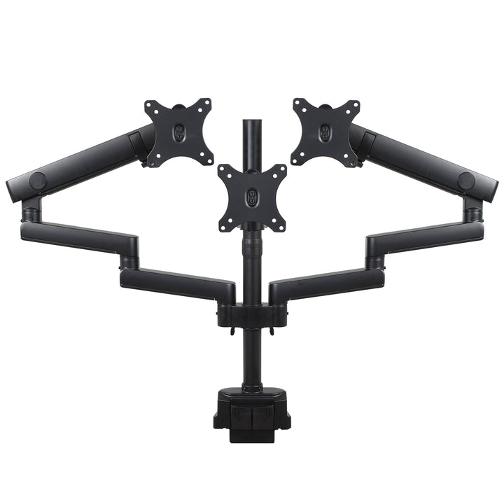 Maclean asztali tartó 3 LCD monitorhoz, VESA 75x75 és 100x100, 2x USB 3.0, 17-27", 3x7kg, MC-811