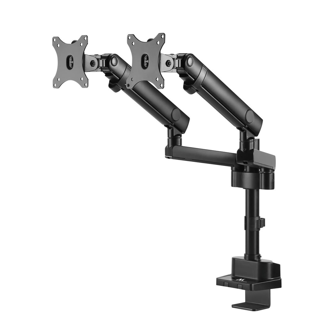 Maclean, asztali állvány 2 LCD monitorhoz, Vesa 75x75 és 100x100, 17-32", 2x8kg, MC-812