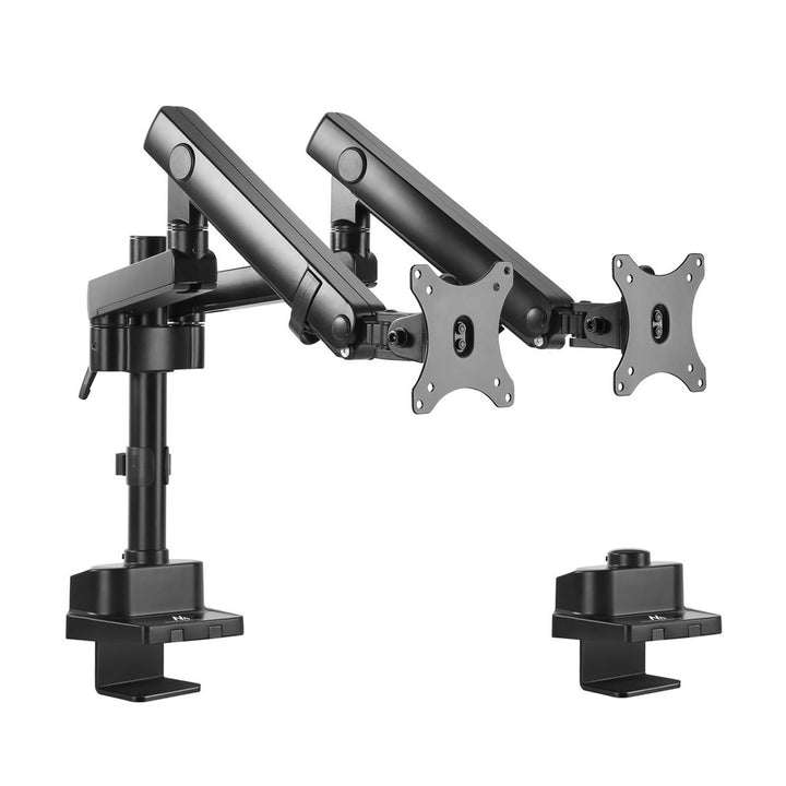 Maclean, asztali állvány 2 LCD monitorhoz, Vesa 75x75 és 100x100, 17-32", 2x8kg, MC-812