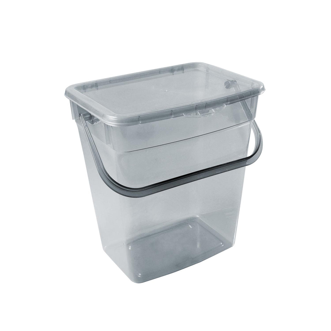 Plast Team porgyűjtő 10L átlátszó szürke