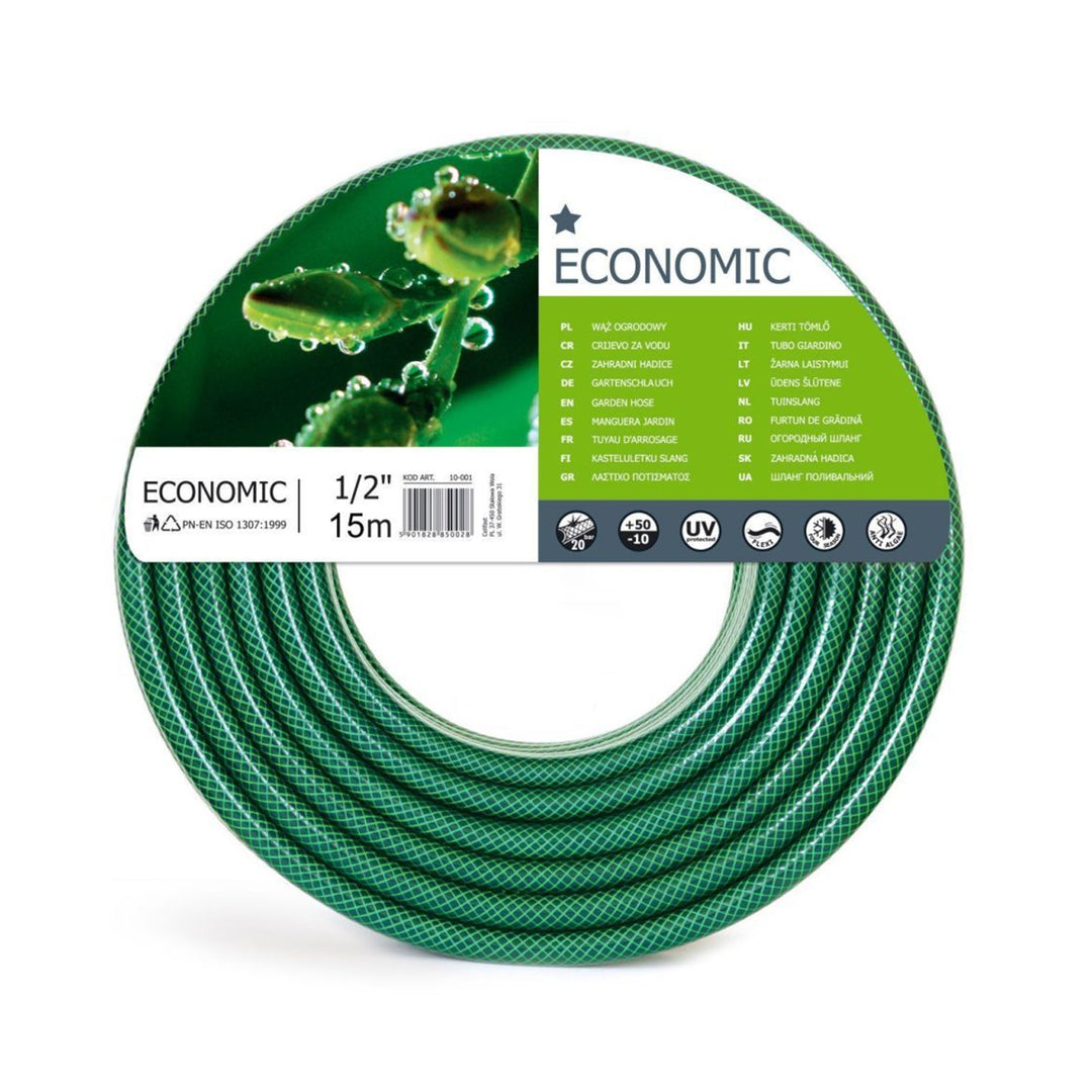 Cellfast Economic 1/2" 15m-es 3 rétegű kerti tömlő
