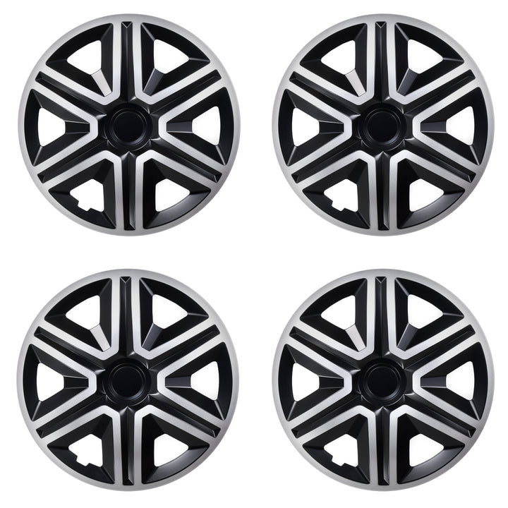 Univerzális keréktárcsák 16" NRM ACTION Doublecolor ezüst/fekete 4 db
