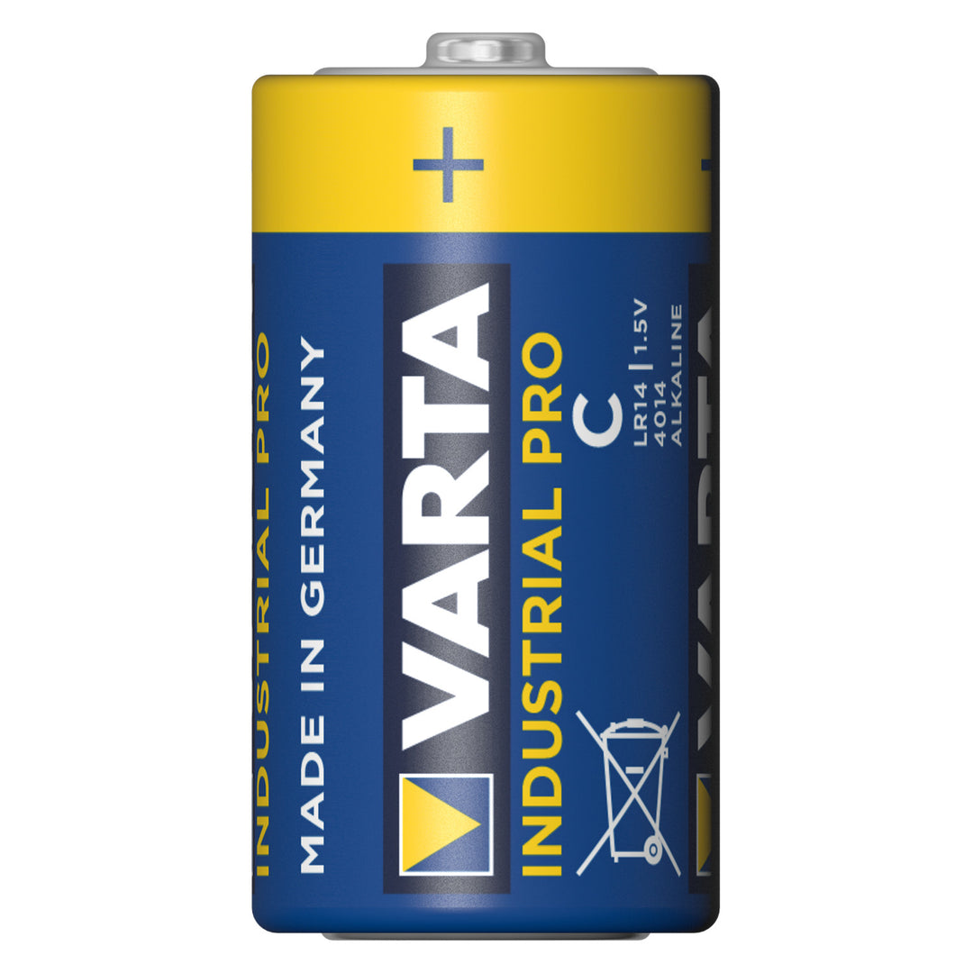 20x Varta Industrial R14/C alkáli elemek fólia