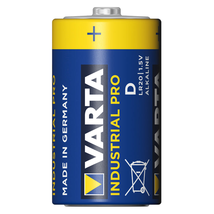 20x Varta Industrial R20/D alkáli elemek fólia