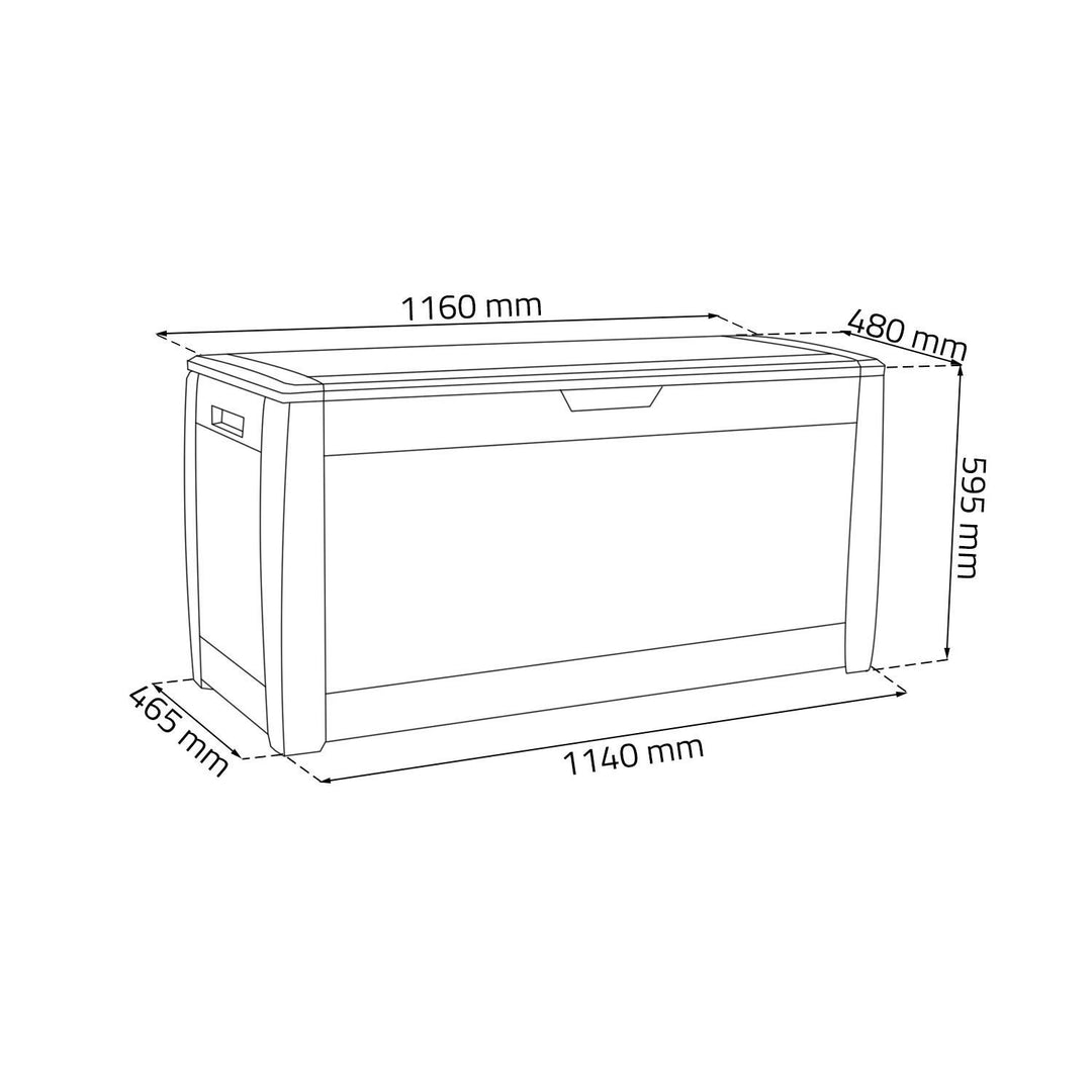 KERTI LÁDA 310L BOXE RATO UMBRA PROSPERPLAST