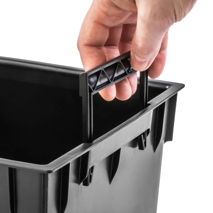 Prosperplast Rato Square DRTS225 S433 antracit virágcserép betéttel