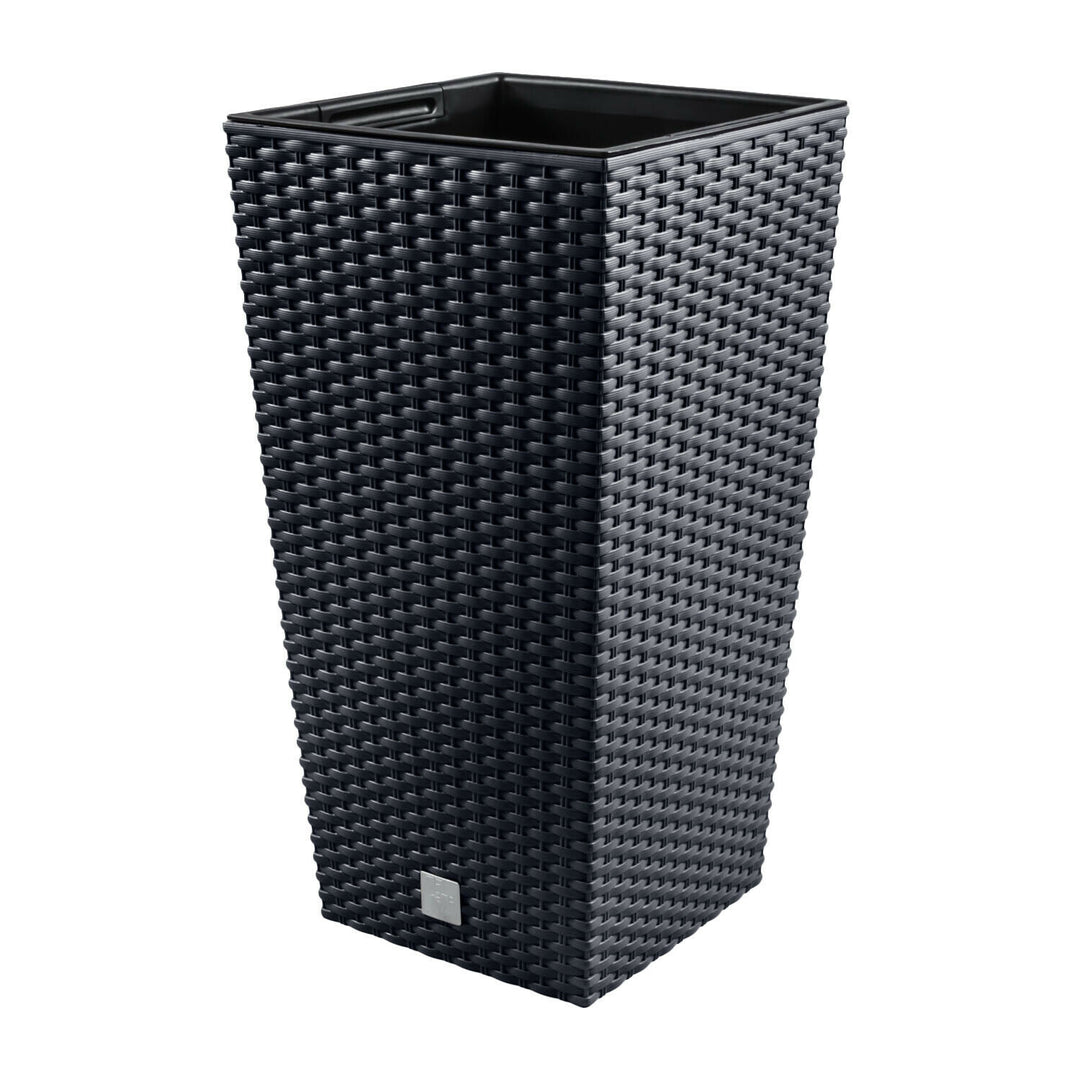 Prosperplast Rato Square DRTS225 S433 antracit virágcserép betéttel