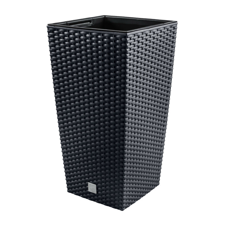 Prosperplast Rato Square DRTS225 S433 antracit virágcserép betéttel