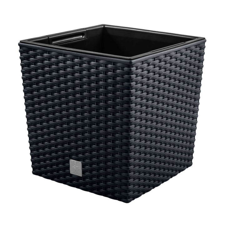 Prosperplast Rato Low DRTS325L S433 antracit növénytartó betéttel