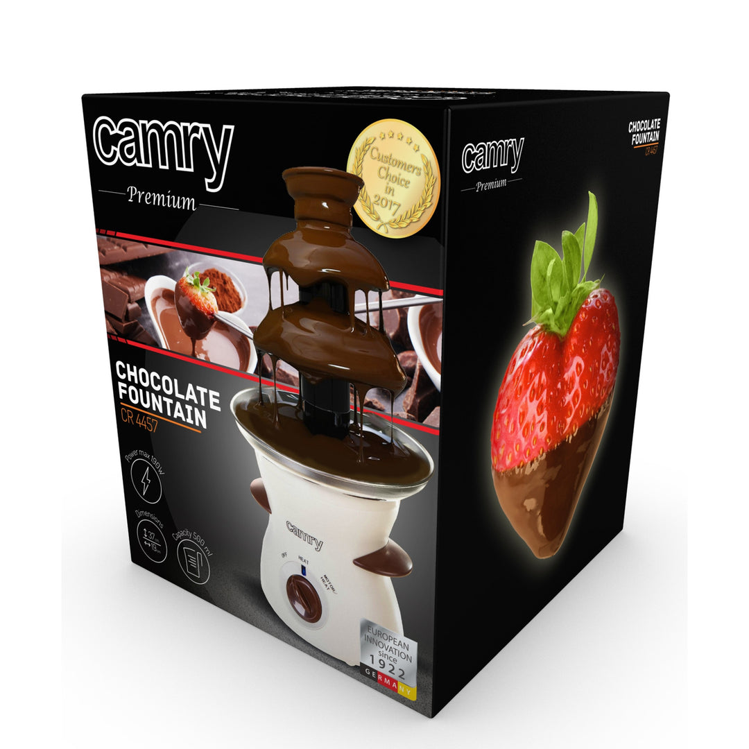 Camry CR 4457 csokoládé szökőkút 500ml űrtartalommal