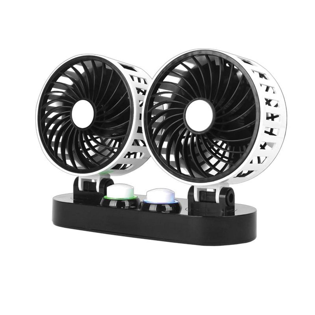 LTC kettős 2x5" 12V-os szabályozott 12V-os autóventilátor