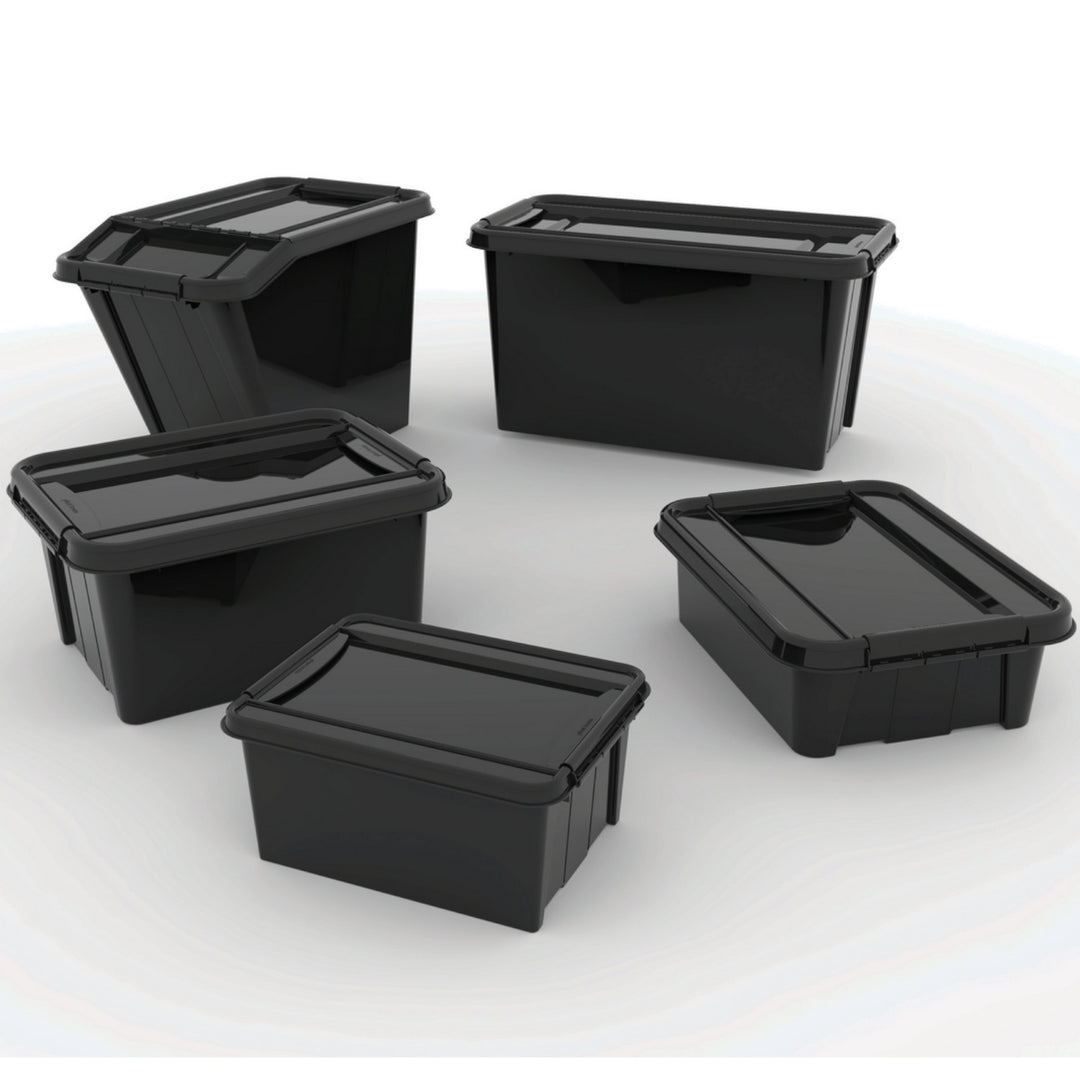 PlastTeam ProBox Recycle QR 14L konténer fedéllel