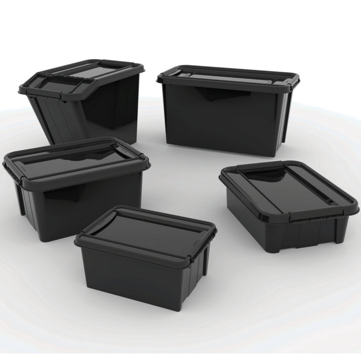 PlastTeam ProBox Recycle QR 14L konténer fedéllel