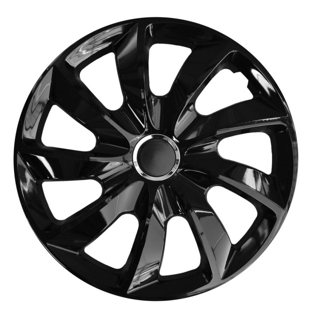 17" NRM STIG BLACK LACQUERED fekete sapkák fekete szett