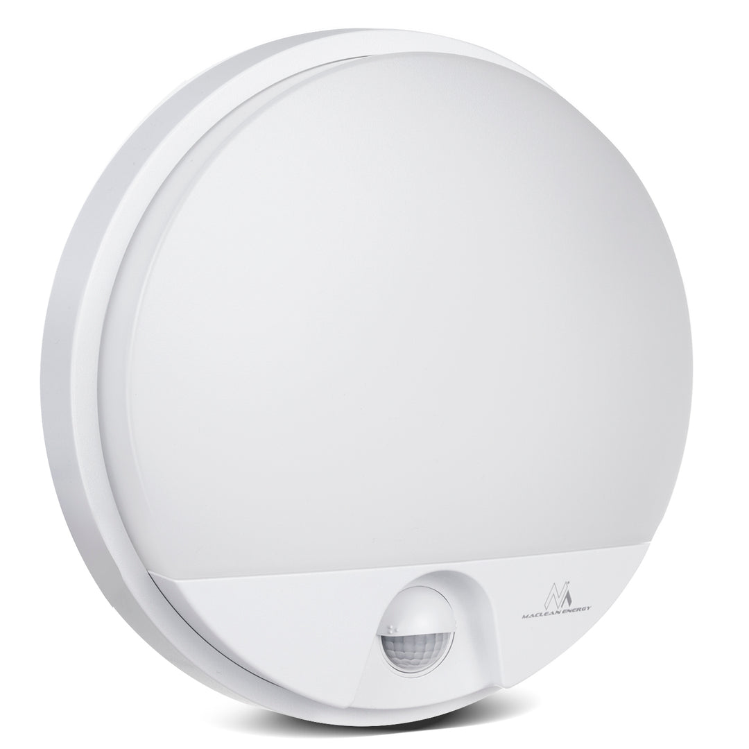 Infravörös mozgásérzékelő LED lámpa MCE291 W 1100lm 15W IP54 Maclean Energy szín fehér
