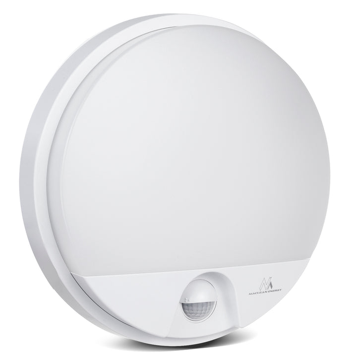 Infravörös mozgásérzékelő LED lámpa MCE291 W 1100lm 15W IP54 Maclean Energy szín fehér