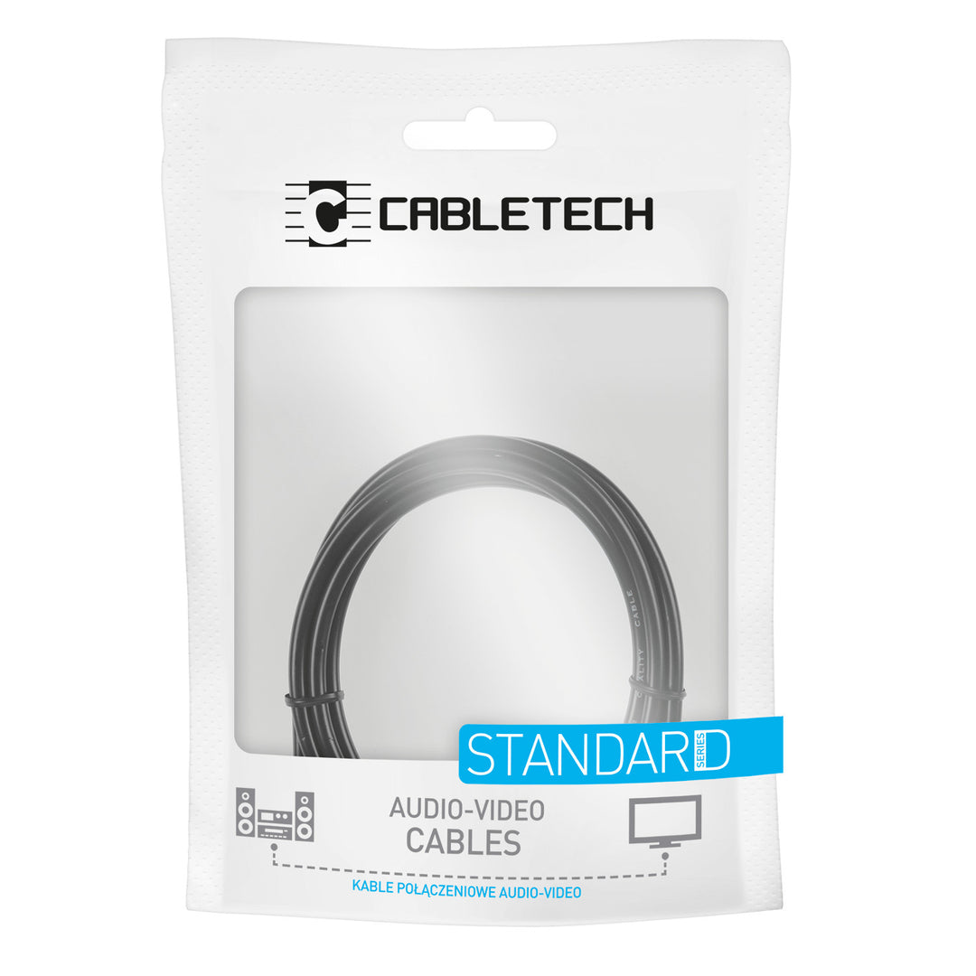 Audio-video kábel 2RCA-2RCA 1,8m Cabletech szabványos kábel