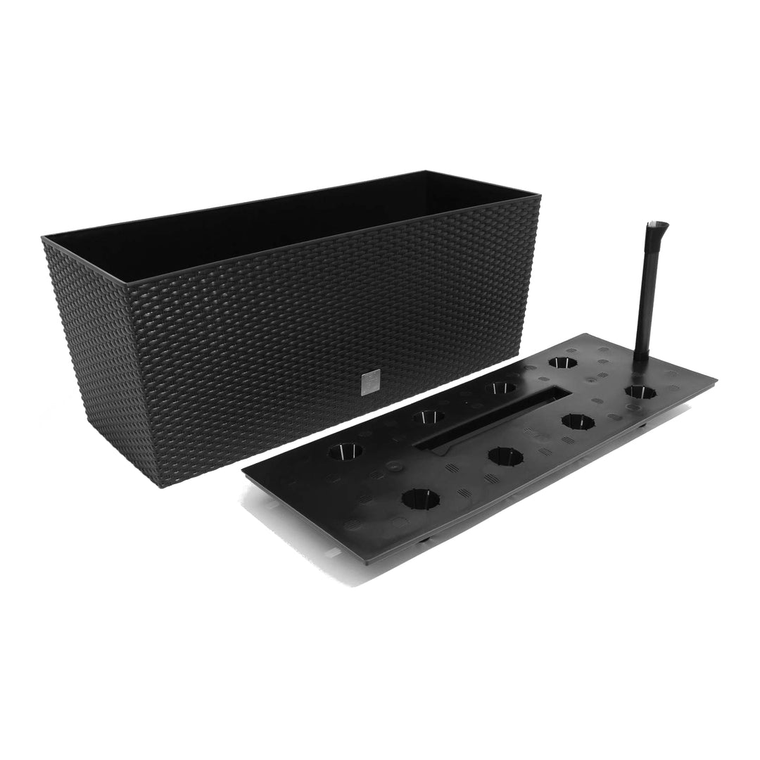 Prosperplast rattan virágcserép Rato Case DRTC600 S433 antracit