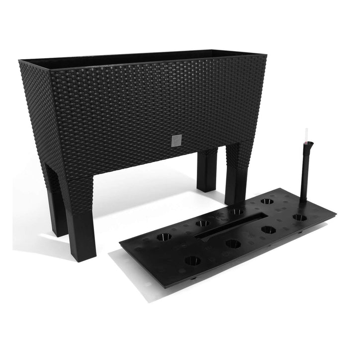 Prosperplast Rato Case rattan virágcserép DRTC800H S433 antracit