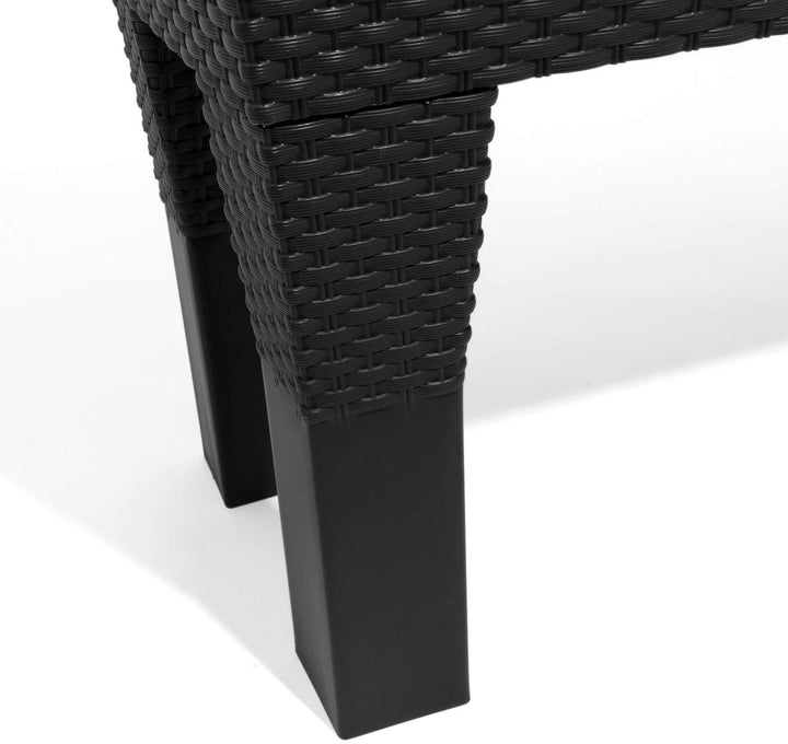 Prosperplast Rato Case rattan virágcserép DRTC800H S433 antracit