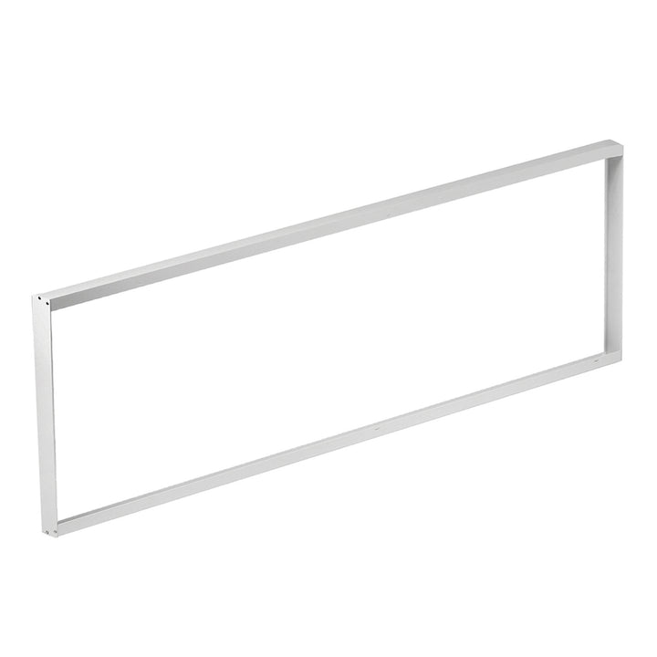 Alumínium felületű keret 1195x295mm LED mennyezeti panelekhez Maclean Energy MCE542, magasság 5cm