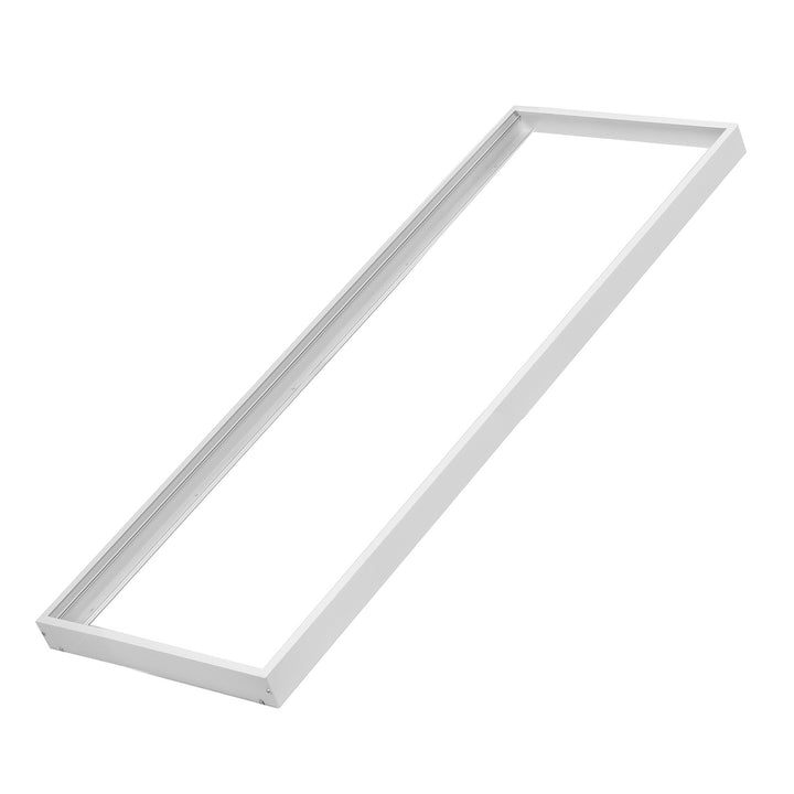 Alumínium felületű keret 1195x295mm LED mennyezeti panelekhez Maclean Energy MCE542, magasság 5cm