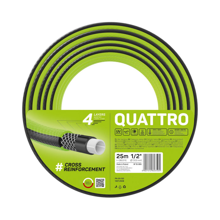 Cellfast Quattro 1/2" kerti tömlő 25m 4 rétegű keresztszövés